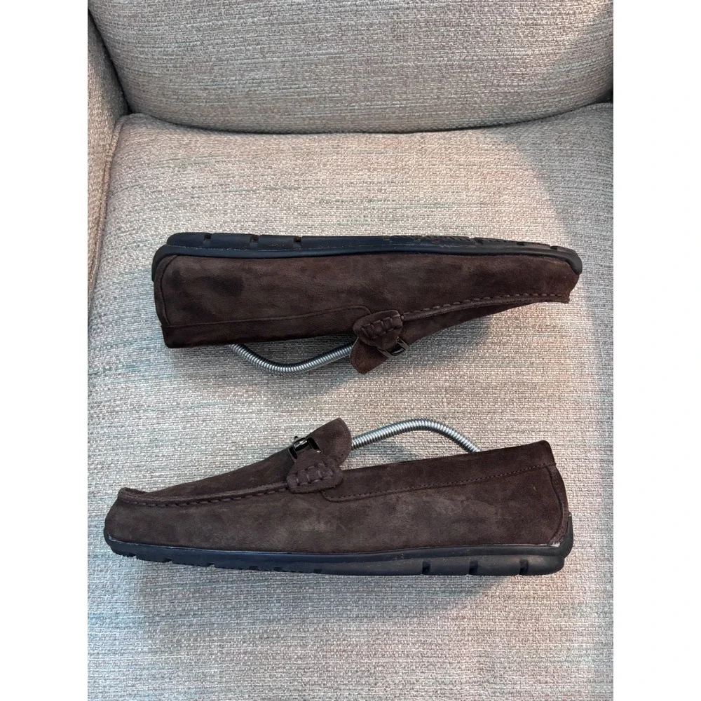 FootJoy Mens‎ 79063 Brown Suede Bit Loafers Driver Shoes Size 10.5 M